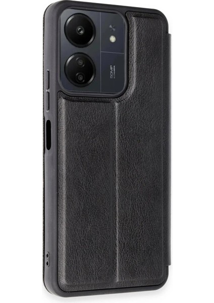 Newface Xiaomi Redmi 13C Kılıf Flip Cover - Siyah fiyatları