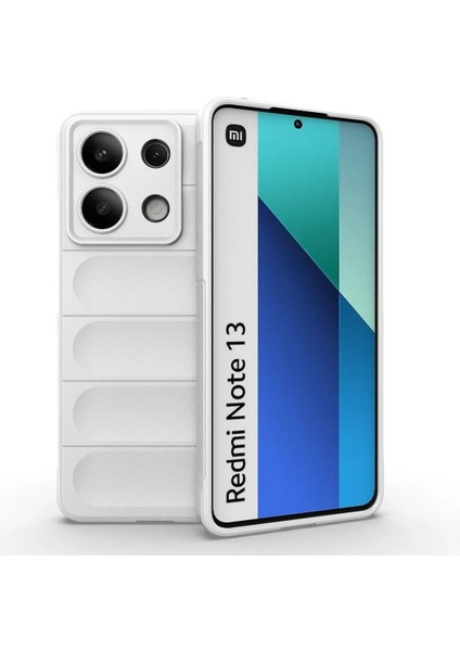 Newface Xiaomi Redmi Note 13 4g Kılıf Optimum Silikon - Krem