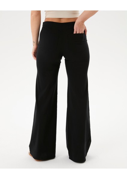 Siyah Flare Pensli Pantolon