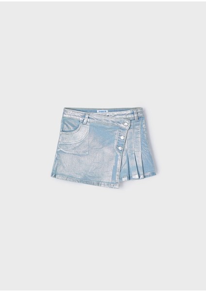 Kız Çocuk Pile Detaylı Jean Etek 3902 modelleri