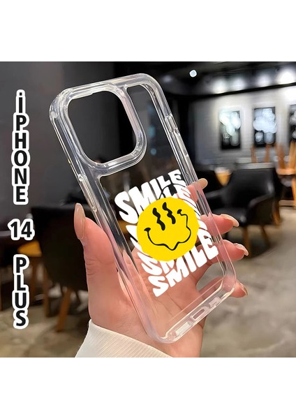 Iphone 14 Plus Smile Baskılı Telefon Kılıfı
