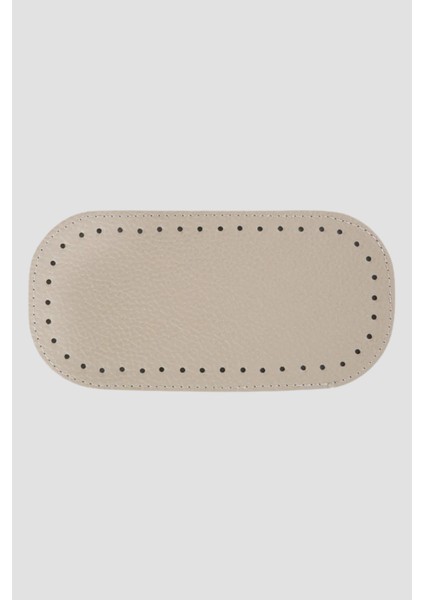 Çanta Tabanı 20X10 cm Oval Bej