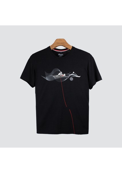 Fisherman Erkek Baskılı T-Shirt