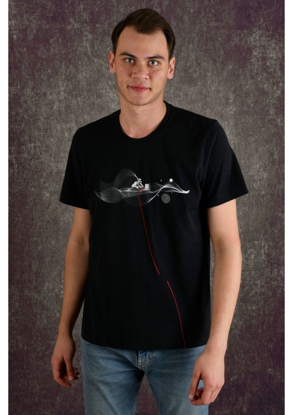 Fisherman Erkek Baskılı T-Shirt modelleri