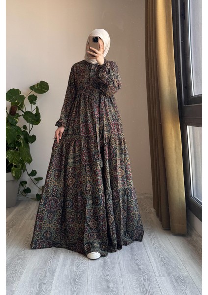 Çiçek Bahçesi Elbise- 0025
