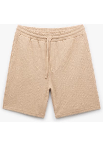 Cep Detaylı Bermuda Beli Bağcıklı Şort modelleri