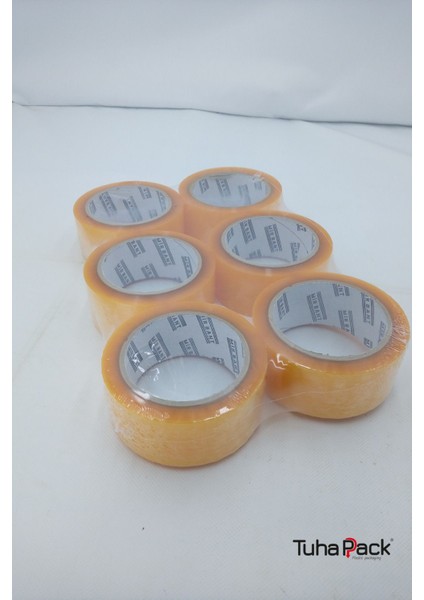 Akrilik Koli Bandı 45MM x 100M Şeffaf (6 Adet) - Kopmayan Güçlü Koli Bandı fiyatları