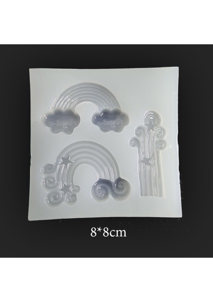 Gökkuşağı Reçine Epoksi Kalıp -Kod:60
