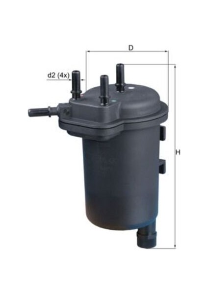 Mahle KL430 -Knecht-Behr KL430 Yakıt Filtresi Renault Clio Iı 01 06 Symbol 01 09 Nissan Note 06 Micra Iıı 03 10 1.5 Dcı Deliksiz 7701061576 7701061576