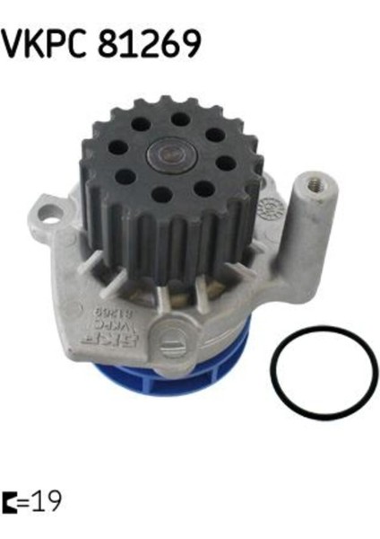 VKPC81269 Devirdaim Su Pompası Golf Vı Polo Jetta Passat Cadd