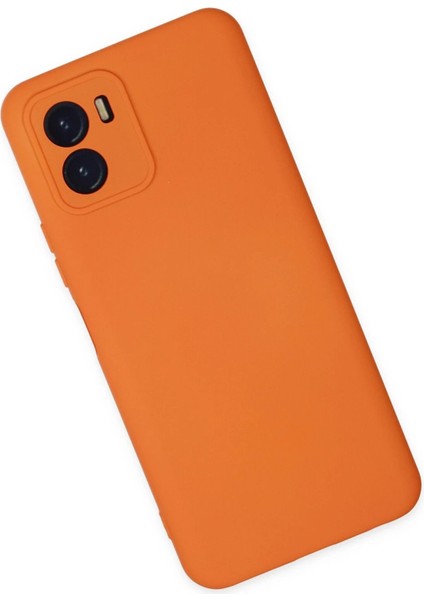 Newface Vivo Y15S Kılıf Nano Içi Kadife Silikon - Turuncu fiyatları