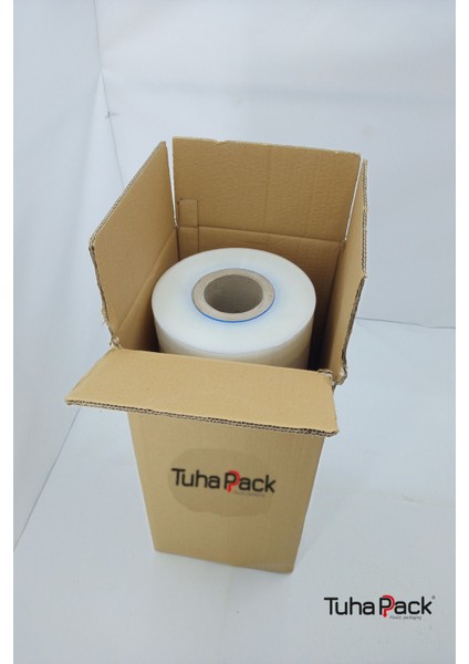 Makine Streç Filmi 25CM x 1500M Şeffaf 23 Mikron (2 Adet) - Power Palet Streçi