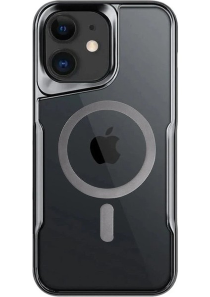 Newface iPhone 11 Kılıf Boyi Magsafe Silikon Kapak - Titan Gri
