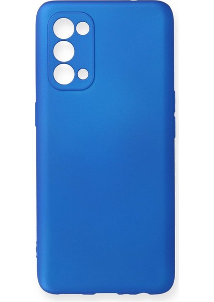 Newface Oppo Reno 5 Kılıf First Silikon - Mavi