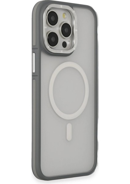 Joko iPhone 14 Pro Max Kılıf Rocky Magsafe Kapak - Gümüş