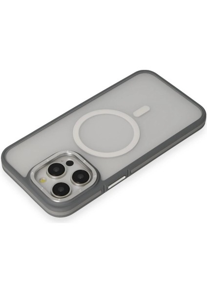 Joko iPhone 14 Pro Max Kılıf Rocky Magsafe Kapak - Gümüş