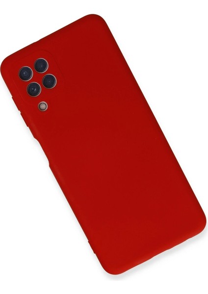 Newface Samsung Galaxy A22 Kılıf Nano Içi Kadife Silikon - Kırmızı fiyatları