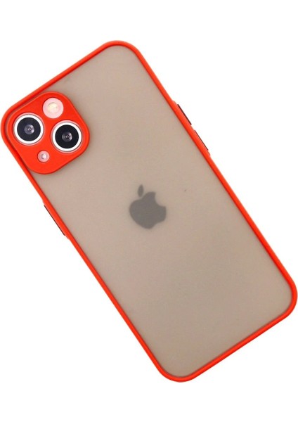 Newface iPhone 13 Mini Kılıf Montreal Silikon Kapak - Kırmızı