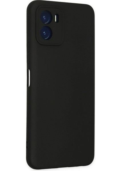 Newface Vivo Y15S Kılıf Nano Içi Kadife Silikon - Siyah modelleri
