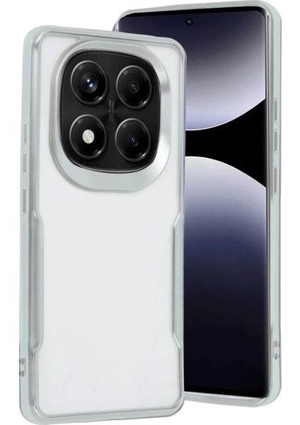 Newface Xiaomi Redmi Note 14 Pro Plus Kılıf Boyi Silikon Kapak - Gümüş fiyatları