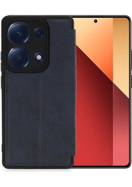 Newface Xiaomi Redmi Note 13 Pro 4g Kılıf Flip Cover - Lacivert fiyatları