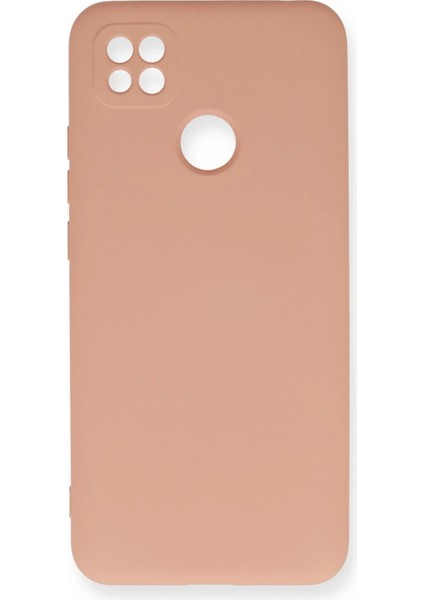 Newface Xiaomi Redmi 9c Kılıf Nano Içi Kadife Silikon - Pudra