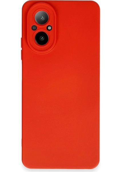 Newface Realme 12 Lite Kılıf Nano Içi Kadife Silikon - Kırmızı