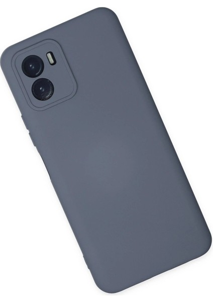 Newface Vivo Y15S Kılıf Nano Içi Kadife Silikon - Gri fiyatları
