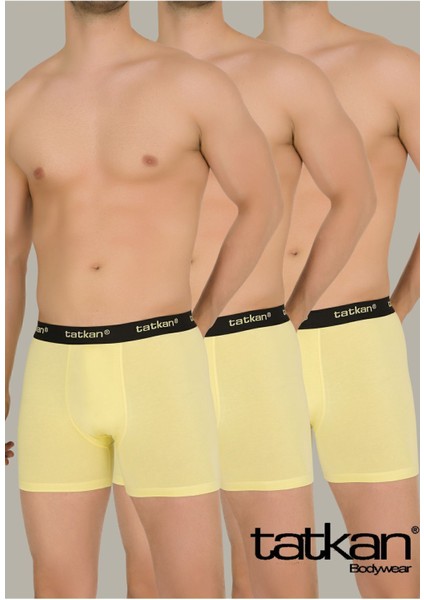 Tatkan - 3'lü Penye Modal Erkek Boxershort
