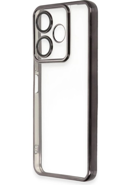 Newface Xiaomi Redmi 13 4g Kılıf Razer Lensli Silikon - Siyah