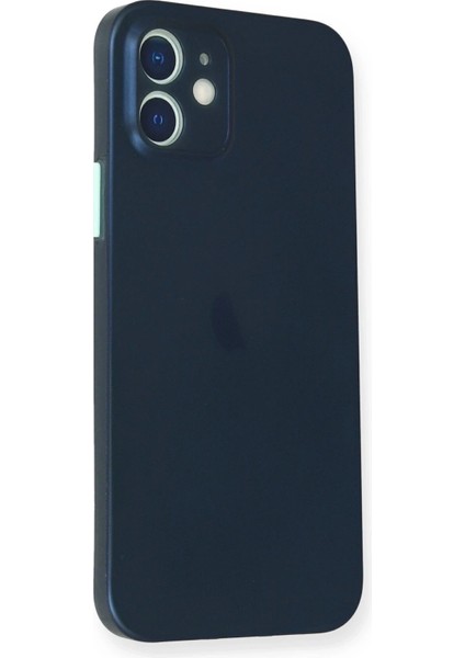 Newface iPhone 12 Kılıf Pp Ultra Ince Kapak - Mavi