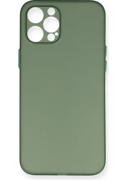 Newface iPhone 12 Pro Kılıf Pp Ultra Ince Kapak - Yeşil