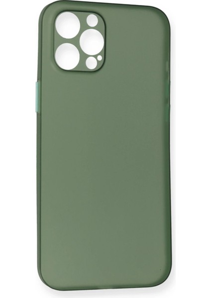 Newface iPhone 12 Pro Kılıf Pp Ultra Ince Kapak - Yeşil
