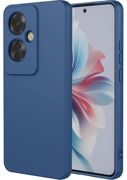 Newface Oppo Reno 11F Kılıf First Silikon - Lacivert