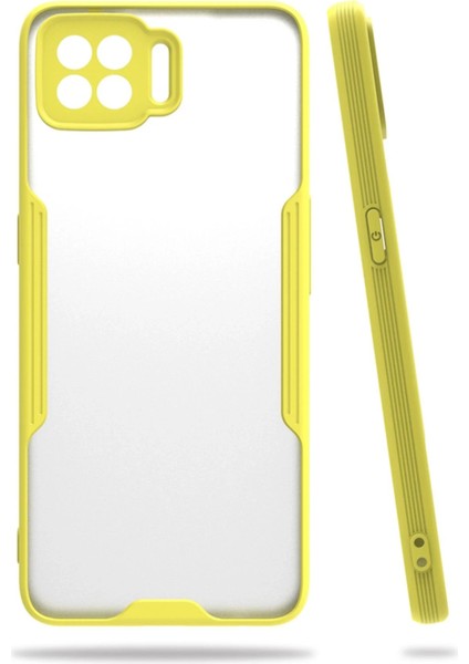 Newface Oppo A73 Kılıf Platin Silikon - Sarı
