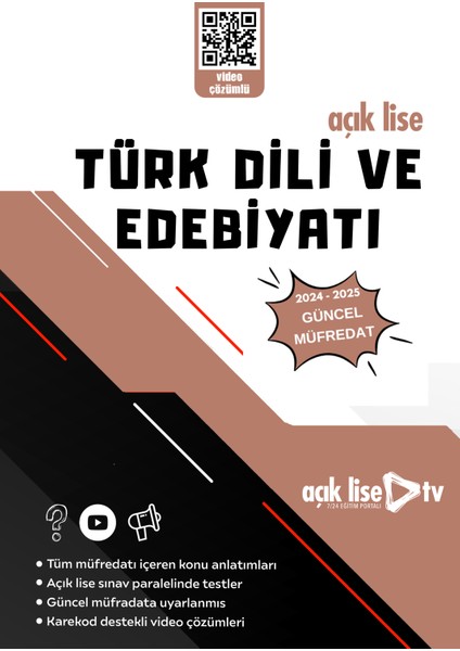 Türk Dili ve Edebiyatı 1 - Konu ve Soru - Güncel Müfredat