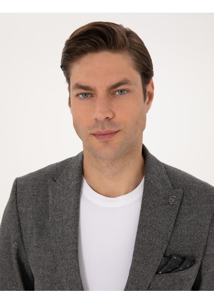 Erkek Füme Slim Fit Ceket 50316324-VR058 fiyatları