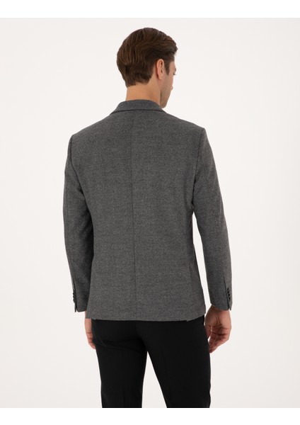 Erkek Füme Slim Fit Ceket 50316324-VR058 indirimleri