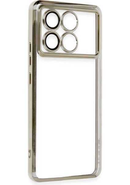 Newface Xiaomi Poco X6 Pro Kılıf Razer Lensli Silikon - Gold fiyatları