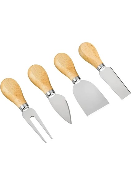 Bambu Kesme Tahtası+Ahşap Saplı Peynir Bıçağı Seti modelleri