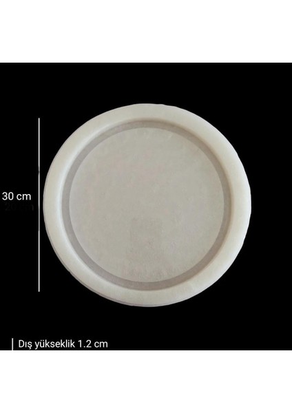 30 cm - Yuvarlak Tepsi Kalıbı