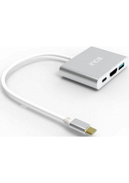 Inca ITPC-04T TIP-C=>HDMI+USB3.0+PD(100W) Çevirici (Giriş:usb Type-C => Çıkış:hdmi+Usb3.0+Pd) fiyatları