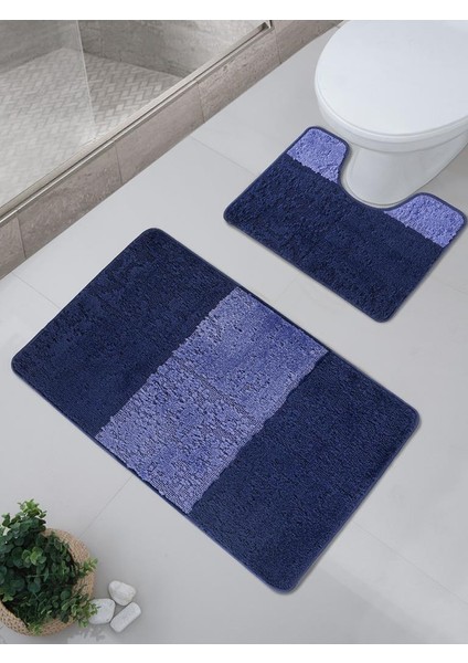 Banyo Paspası Silver Maldiv U Tip 2’li Set