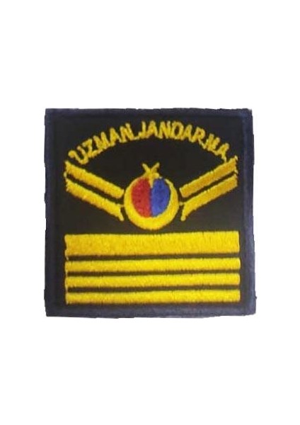 Mini Rütbe (Uzman Jandarma Yazılı Nakış)7