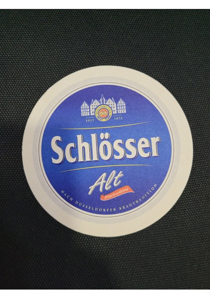 Alt Bira Bardak Altlığı – Düsseldorf Geleneksel Alman Bira Kültürü Temalı Çift Taraflı Tasarım (Yuvarlak – Koleksiyonluk)