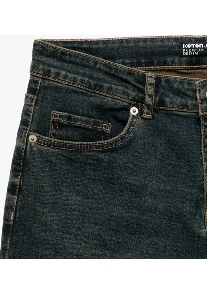 Pamuklu Normal Bel Slim Fit Jean Pantolon - Brad Jean fırsatları