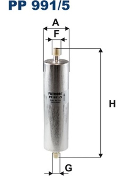Ftr PP991/5 Yakıt Filtresi Audı A6 4g2-4g5 -A6 Allroad Iıı 4gh -A7 4ga-Gf