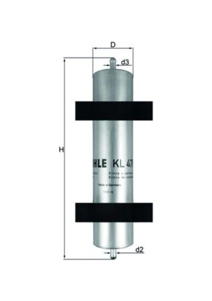 Mahle KL478 -Knecht-Behr KL478 Yakıt Filtresi Bmw M47 M57 E46 01 04 13327787476 13327787476