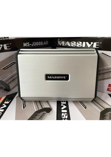 MS-J3000.4D 4 Kanal Amfi Özel Seri 4 Ohm 4X150W Rms 2 Ohm 4X225W Rms