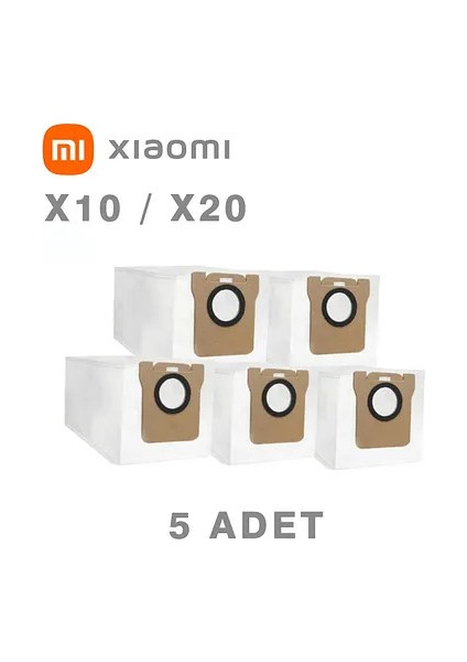 Xiaomi X10 X20 Uyumlu Toz Torbası 5 Adet